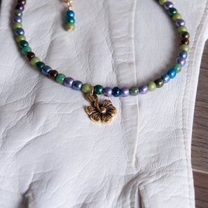 Czech Glass Beaded Bracelet - Nine (9) inches